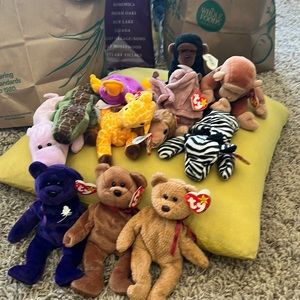 Beanie baby lot with Princess Diana and Teddy